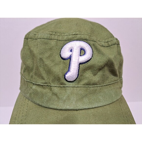 Philadelphia Phillies McDonalds Pill Box Hat Cadet Cap Adjustable Green Rare - Picture 2 of 10